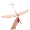 BESPORTBLE Sturdy Wooden Plane DIY Airplane Model Kit Long Glide Retro Airplane Model Decor Wood Toy Plane for Ages view 4