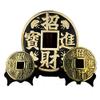 Antique Copper Money attracts Wealth to The House Small Size attracts Wealth Chinese view 1