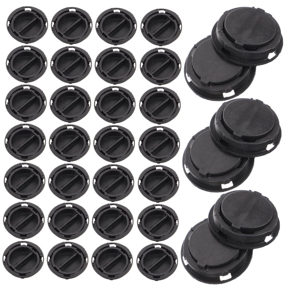 Toddmomy Adults Large Piggy Bank Caps 50pcs White Plugs Stopper Bottom Covers for Savings Box