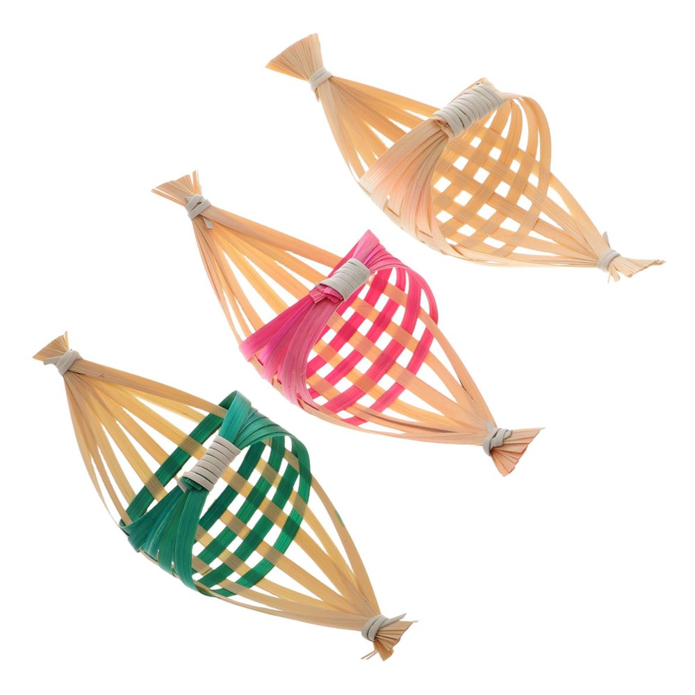 HONMEET Cultural Dragon Boat Model Bamboo Sushi Bowl Nautical Decor DIY Kit for Boys and Girls Boat Making Set