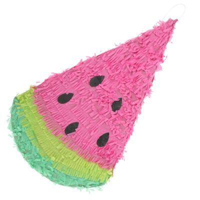 Alipis Summer Decor Watermelon Shape Pinata Birthday Party Pinata Decorative Paper