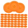 Cabilock 100pcs Craft Pulley Wheels for Models Plastic Mini Gear Motor Accessories for and Compact Gear for Handicraft Projects view 1