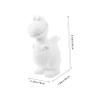DECHOUS Unpainted Dinosaur Craft Kit for Boys and Girls Blank Dinosaur Sculpture for Painting Creative Decoration for Home Nursery and Art Projects Fun Craft Activity view 2
