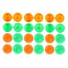 TOPPERFUN 25pcs Colorful Fillable Raffle Balls 4cm Lightweight Hollow Plastic Lottery Balls for Company School Bingo Games and Party Activities view 1