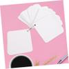 200 Blank Flash Cards with Binder Rings Pre-Hole Punched Notecards for Studying Multipurpose White Index Cards for Learning and DIY Projects view 3