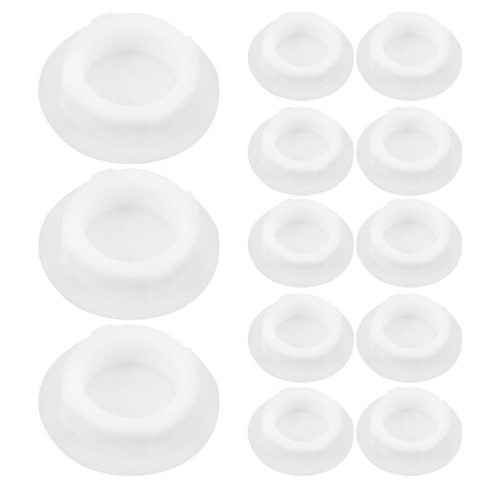 Ciieeo 20pcs Silicone Piggy Bank Stopper Replacement Bottom for Money Bank Convenient Seal for Easy Access to Savings for Lidless Containers