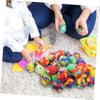 SUPVOX 50pcs Eva Bouncy Balls Stress Relief Boys and Girls Toys Safety Outdoor Balls Small view 3