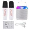 lyrlody Karaoke Machine for Adults & Kids, Handheld Mics, 20 Hour Playtime, Portable BT5.3 Speaker for Indoor Outdoor KTV Singing (White) view 1