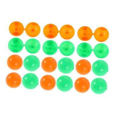 PRETYZOOM 25pcs Fillable Raffle Balls Lightweight Plastic Balls Lottery for Fair Draws Suitable for School Company Party