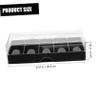 Kisangel Acrylic Poker Chip Box Poker Chip Holder Case Lids Multi-function Storage Portable Tidy for Game view 2