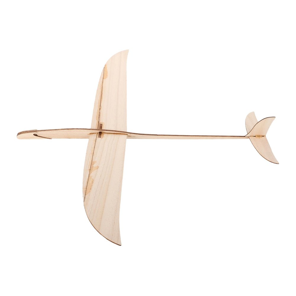 ERINGOGO Hand Thrown Wooden Glider Plane Effortless Launch Stable Flight for Indoor Outdoor Play Wooden Airplane for Family Gatherings Fun
