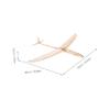 ERINGOGO Hand Thrown Wooden Glider Plane Effortless Launch Stable Flight for Indoor Outdoor Play Wooden Airplane for Family Gatherings Fun view 2