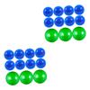Kisangel 100pcs Openable Raffle Balls Lottery Balls for Events Crafts and Celebrations Refillable Sphere Game Blue and Green view 1