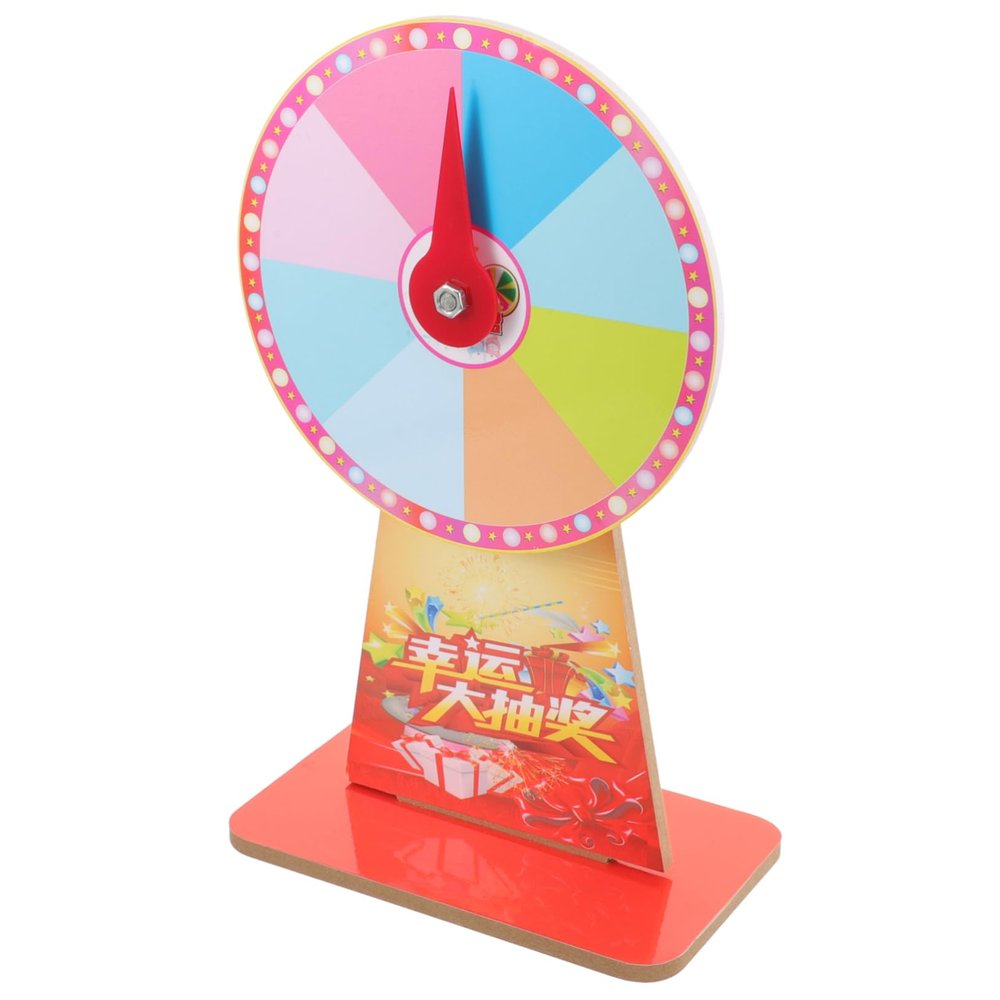 DECHOUS Lottery Wheel Roulette Wheel Game Carnival Fundraising Random Style Party Game Fortune Board Sport and Entertainment
