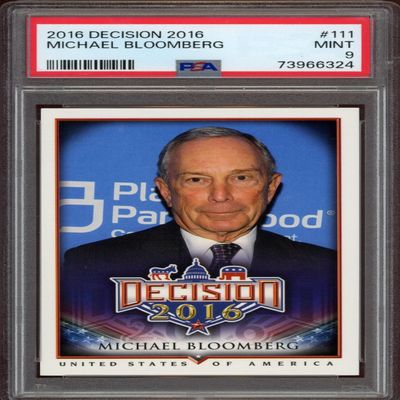 2016 Leaf Decision Michael Bloomberg #111 (PSA 9)