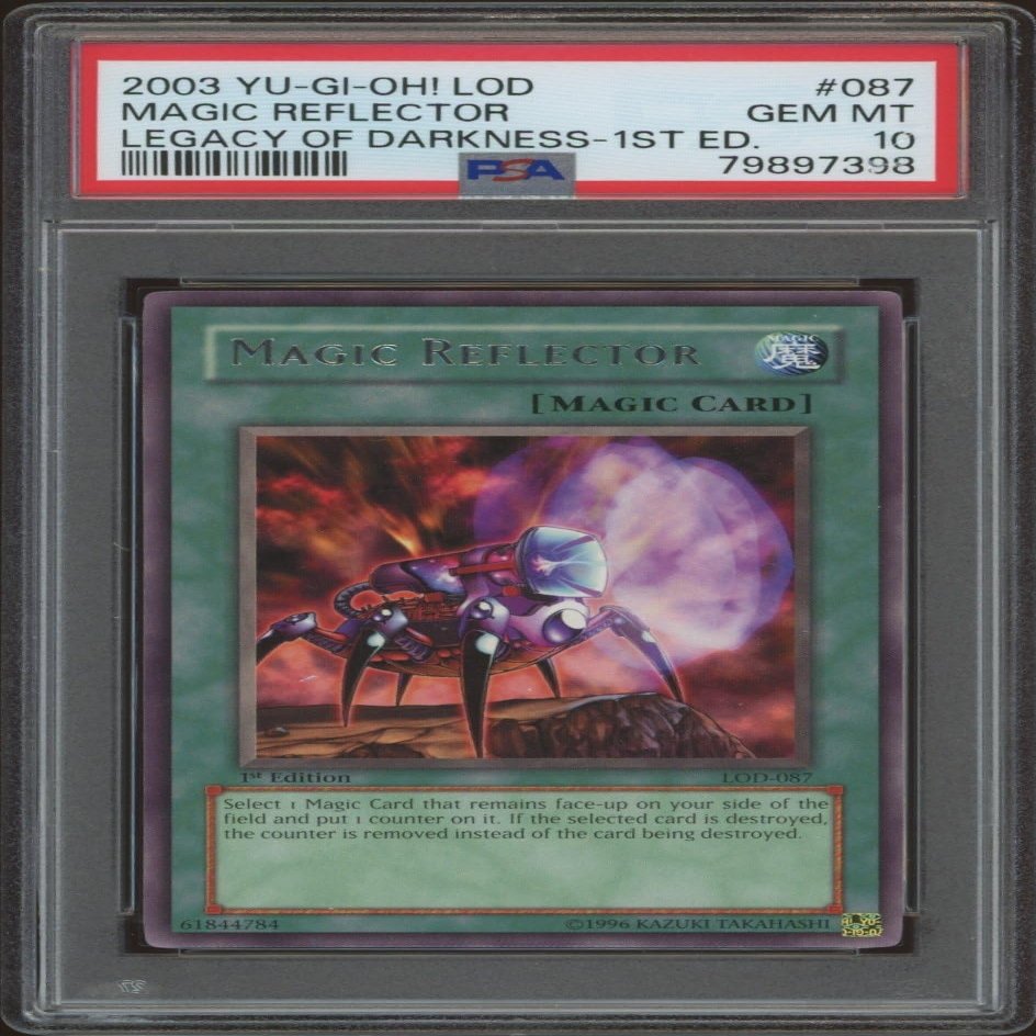 2003 Yu-Gi-Oh! LOD Magic Reflector #LOD-087 (PSA 10)