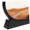 Toddmomy 3D Moving Sand Art Hourglass 7-Inch Home Office Decor Relaxing Sandscape Sand Art Decoration for Adults and Boys and Girls Unique Desktop Ornament view 2