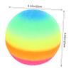 SUPVOX 6pcs Thickened Rainbow Balls PVC Kickball for Boys and Girls for Indoor and Outdoor Playground Activities Bouncing Fun for Boys and Girls view 2