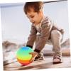 SUPVOX 6pcs Thickened Rainbow Balls PVC Kickball for Boys and Girls for Indoor and Outdoor Playground Activities Bouncing Fun for Boys and Girls view 3