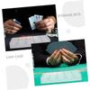 ERINGOGO 2pcs Clear Poker Chip Tray Poker Chip Organizer for Easy Storage and Access Multi Grid Design view 2