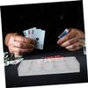ERINGOGO 2pcs Clear Poker Chip Tray Poker Chip Organizer for Easy Storage and Access Multi Grid Design view 3