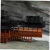 HOLIDYOYO Miniature Bridge Figurine Traditional Asian Decor for Bonsai Gardens Feng Shui Landscape Ornaments for Accessories and Courtyards view 4