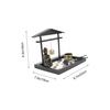 SOLUSTRE Microlandscape Model Resin Zen Table Decoration Relaxing Home Decor for Peace view 2