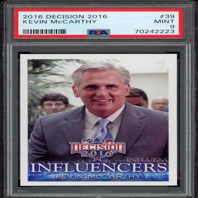2016 Leaf Decision Kevin McCarthy Influencers #39 (PSA 9)