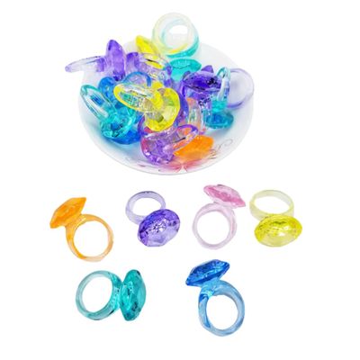 SUPVOX 74pcs Colorful Acrylic Plastic Mixed Decorative for Boys and Girls Fun Plastic Toy for Creative Play Smooth Finish for Safe Use