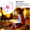 PartyKindom Unicorn Shape Crossbody Bag for Boys and Girls Plush Cartoon Zipper Design Shoulder Bag Cute Round Storage Purse for Children for Travel and Everyday Use view 2