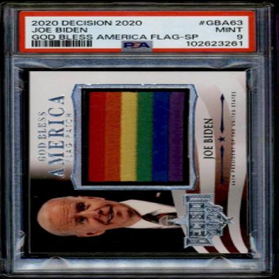 2020 Leaf Decision Joe Biden #GBA-63 (PSA 9)