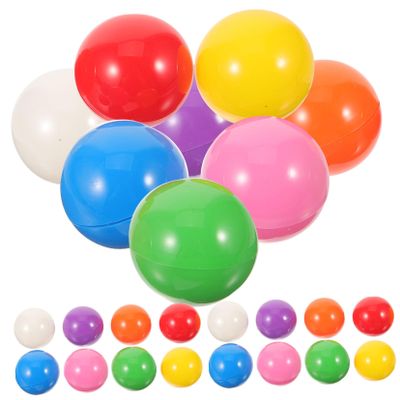 Toddmomy 40pcs Openable Sphere Game Plastic Lottery for Raffle Drawings Party Games and Decorative Uses Colors Mixed Each
