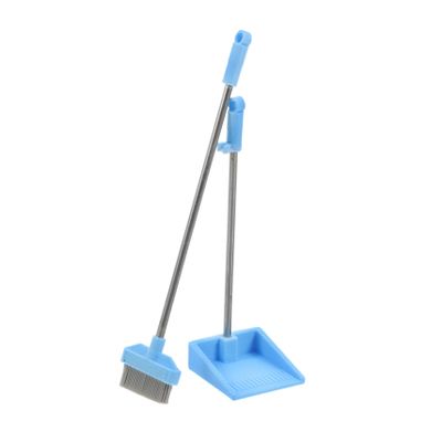 DOITOOL Miniature Cleaning Tools Set Scale Dollhouse Broom and Dustpan Realistic Housekeeping Props for Playhouses and Mini Figurines Durable and Easy to Carry