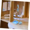 DOITOOL Miniature Cleaning Tools Set Scale Dollhouse Broom and Dustpan Realistic Housekeeping Props for Playhouses and Mini Figurines Durable and Easy to Carry view 4