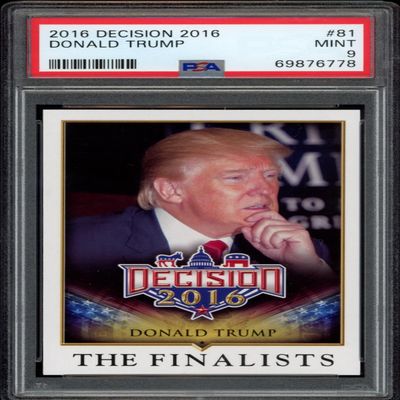 2016 Leaf Decision Donald Trump The Finalists #81 (PSA 9)