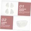 Kisangel 16pcs Proofing Corner Guards Wall Corner Protectors Collision Pads for Furniture Tables Couches view 3