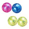 Kisangel 4pcs Inflatable Star Printing Ball Toy Bouncy Balls for Boys and Girls Shiny Boy Girl Toy Safe for and Play Random Color view 1