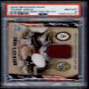 2020 Leaf Decision Trump Smiling Game Used Football Relics (PSA 8) view 1