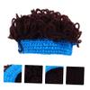 BESPORTBLE Boys and Girls Wig Hat Winter Knitted Baby Clothing Handmade Wig Cap for Photography Sessions view 4