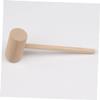 DECHOUS 12pcs Mini Solid Wood Hammers for Boys and Girls Educational Hitting Toy for Hand-Eye Coordination and Dexterity Development for Birthday and Playtime Activities view 2