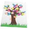 Garneck 1set DIY Felt Flower Tree Storyboard Set for Boys and Girls Engaging Educational Wall Decor for Home Classroom Activities Safe Interactive Felt for Creative Learning view 1