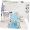 DECHOUS Boy Girl's Castle Play Tent for Indoor Fun Boys and Girls House Adorable Pool Develops Creativity and Imagination Portable Ice Snow Theme Playhouse view 3