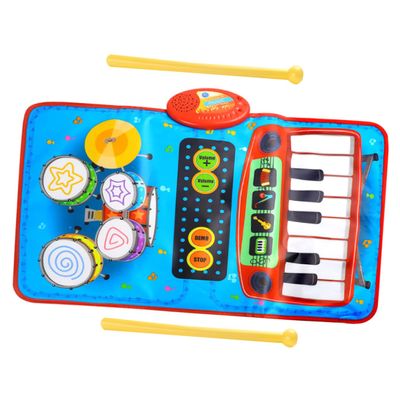 DECHOUS Interactive Music Instrument Mat Piano Drum Mat Hand Foot Coordination Toy