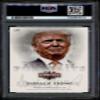 2016 Leaf Decision Trump Portraits B&W Mouth Closed #CP7 (PSA 8) view 2