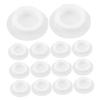 20pcs White Silicone Piggy Bank Bottom Plug Round Secure Fit Xmas view 1