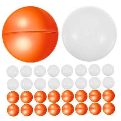 Toddmomy 50Pcs Plastic Balls for Party Games Raffle Drawings Celebrations for Events Game