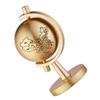 ERINGOGO Small Brass Globe Base Rotating Desktop Decor for Home Office Classroom view 1