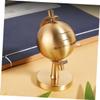 ERINGOGO Small Brass Globe Base Rotating Desktop Decor for Home Office Classroom view 2