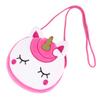 Healvian Chic Straddle Bag Unicorn Shape Zipper Closure Boys and Girls Cartoon Bag Unique Design for Girls view 1