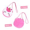 Healvian Chic Straddle Bag Unicorn Shape Zipper Closure Boys and Girls Cartoon Bag Unique Design for Girls view 4